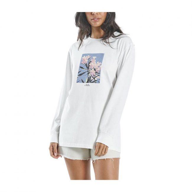 Thrills Pretty Deadly LS Merch Fit Tee - Dirty White