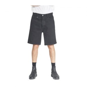 Thrills Slacker Denim Shorts - Black Rinse