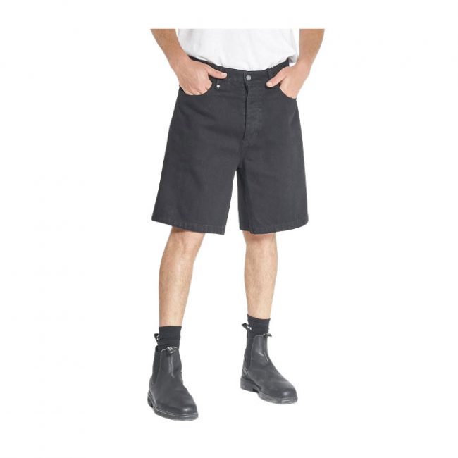 Thrills Slacker Denim Shorts - Black Rinse