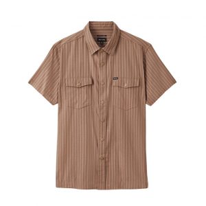 Olson X S/S Wvn - Twig/ Apricot Jam