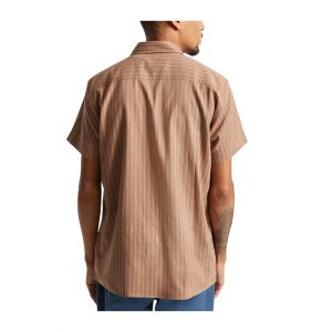 Olson X S/S Wvn - Twig/ Apricot Jam