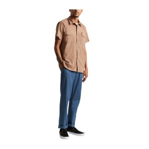 Olson X S/S Wvn - Twig/ Apricot Jam