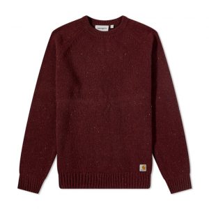 Carhartt Anglistic Sweater - Speckled Wine