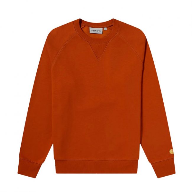 Carhartt Chase Sweat - Copperton/Gold
