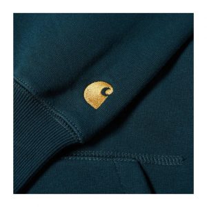 Carhartt Hooded Chase Sweat - Frasier/Gold