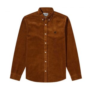 Carhartt L/S Madison Cord Shirt - Tawny/Black