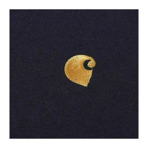 Carhartt SS Chase T-Shirt- Dark Navy/Gold