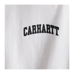 Carhartt S/S University Script T-Shirt - White/Black