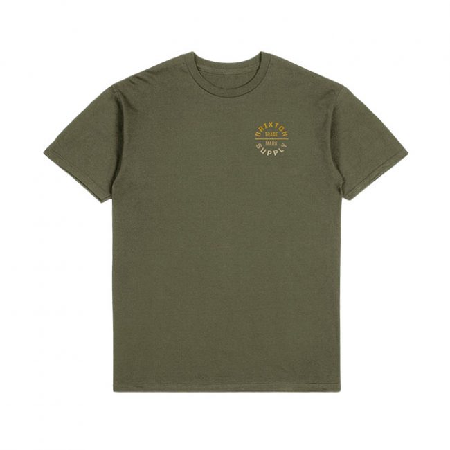 Brixton Oath V S/S STT - Military Olive/Gradient