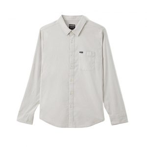 Brixton Charter Oxford L/S WVN - Vapor Sun Wash