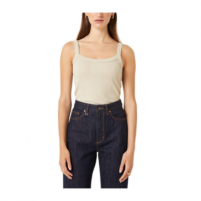 Neuw - Frenchie Rib Singlet - Sand