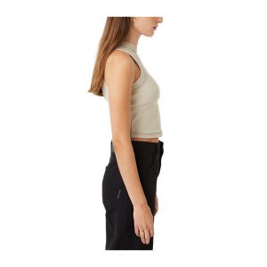 Neuw - Jonesy Recut Rib Singlet - Sand