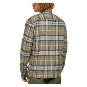 Patagonia Men's L/S Organic Cotton MW Fjord Flannel Shirt - High Explorer: Sage Khaki