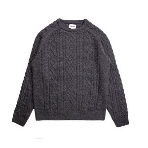 Rhythm Fisherman Knit - Heather Black