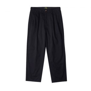 Stan Ray - Men's Pleated Pant - Black Twill