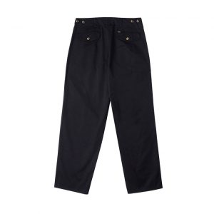 Stan Ray - Men's Pleated Pant - Black Twill
