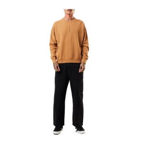 Afends Machine Recycled Crew Neck - Chestnut