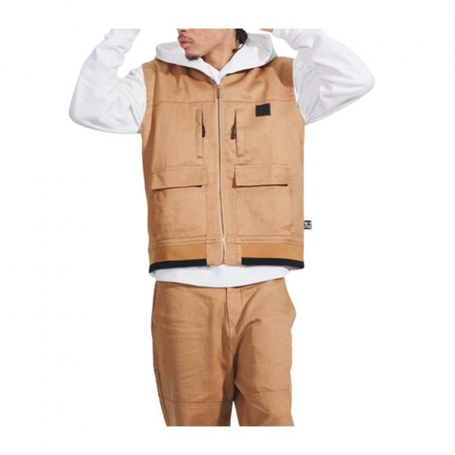 Afends Small Monuments - Unisex Hemp Vest - Chestnut