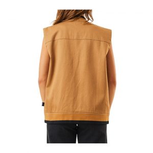 Afends Small Monuments - Unisex Hemp Vest - Chestnut