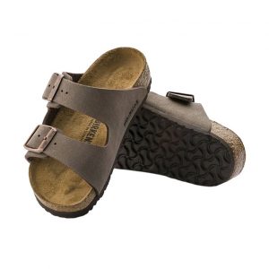 Birkenstock Arizona Kids BirkiBuc - Khaki