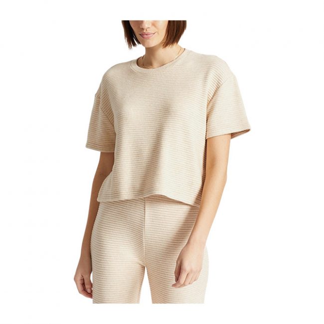 Brixton Bandera Boxy Top - Heather Soft Pink