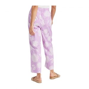 Brixton Garden Floral Crop Pant - Orchid