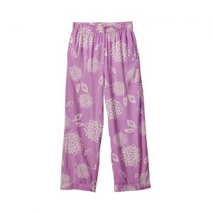 Brixton Garden Floral Crop Pant - Orchid