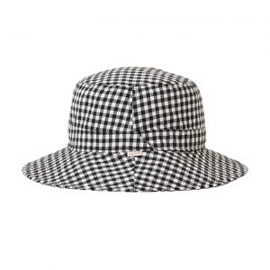 Brixton Petra Packable Bucket Hat - Black Gingham