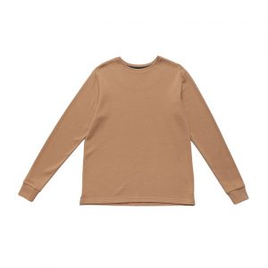 Mr Simple Waffle LS - Dusty Brown