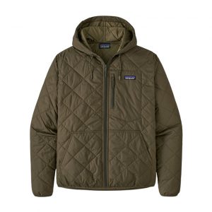 Patagonia Men's Diamond Quilted Bomer Hoody - Basin Green
