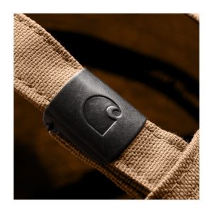 Carhartt Canvas Script Hat - Dusty H Brown /  Black