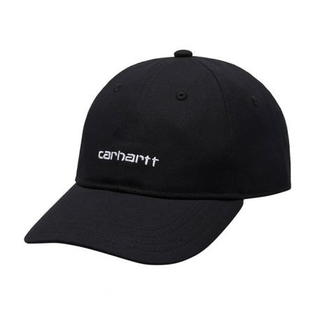 Carhartt Canvas Script Cap - Black/White