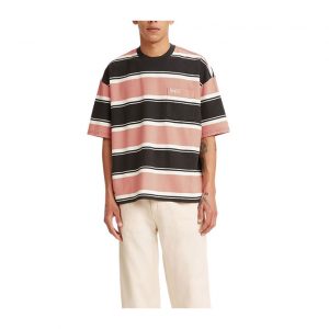 Levis Slouchy Pocket Tee - Cabana Silver Pink St