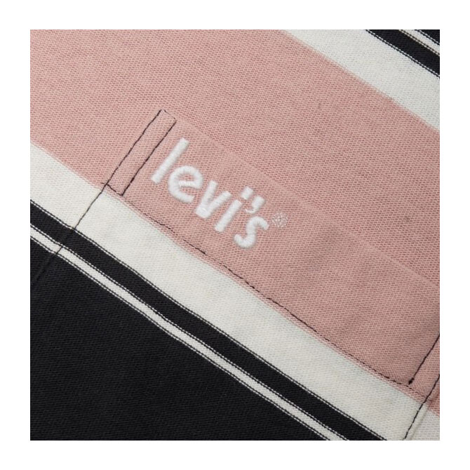 Levis Slouchy Pocket Tee - Cabana Silver Pink St - Hemley Store