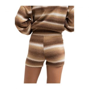 Rhythm Yeni Stripe Knit Short - Latte