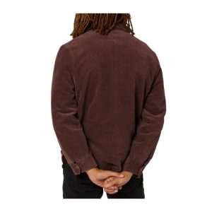 Rollas Men At Work Cord Shacket - Brown Cord