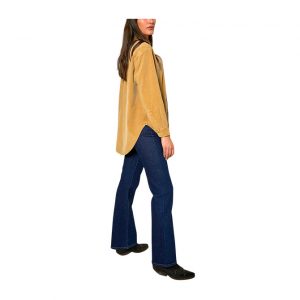 Rollas Super Slouch Cord Shirt - Straw
