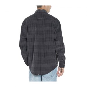 Thrills Napier Cord Long Sleeve Shirt - Black