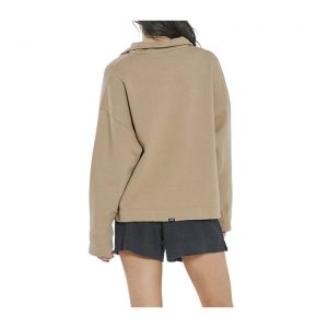 Thrills Stamp 3/4 Zip Fleece - Sand