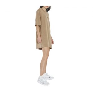 Thrills Stamp Hemp Box Tee Dress - Sand
