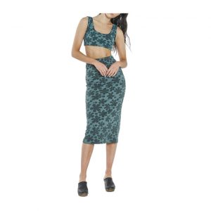 Thrills Layla Skirt - Vintage Teal