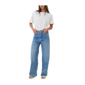 Afends Bella - Hemp Denim Baggy Jeans - Worn Blue