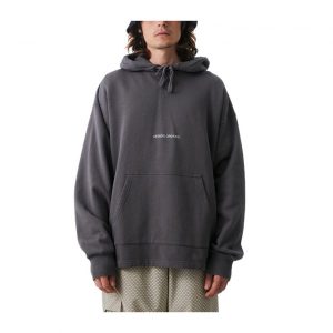 Afends Return Unisex Organic Oversized Hood - Steel