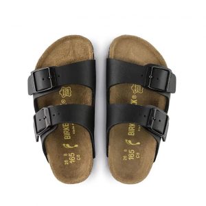 Birkenstock Arizona Kids Birko Flor Narrow - Black