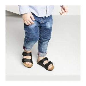 Birkenstock Arizona Kids Birko Flor Narrow - Black