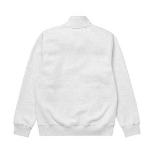 Carhartt Chase Neck Zip Sweat - Grey Heather / Gold