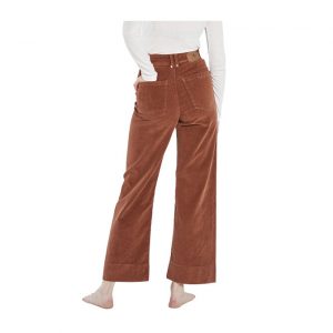 Thrills Belle Cord Full Length Pant - Coffee