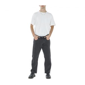 Thrills Chopped Denim Jean - Aged Black