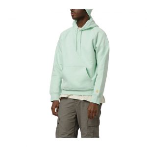 Carhartt Hooded Chase Sweat - Pale Spearmint