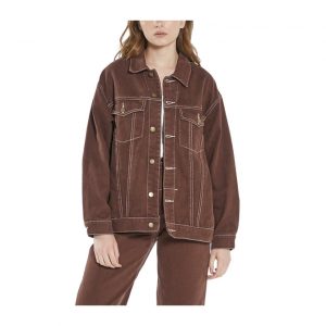Thrills Madi Jacket - Washed Cocoa